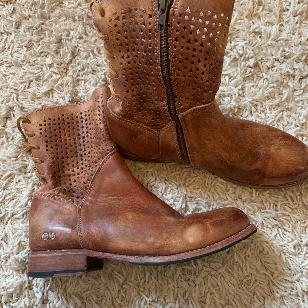 Bed Stu leather boots sz 10